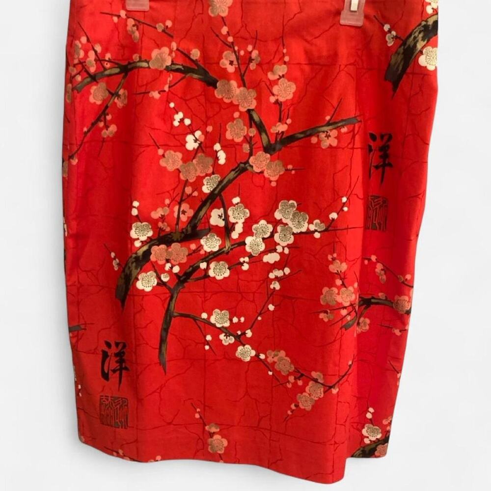 Marianna deri red cherry blossom